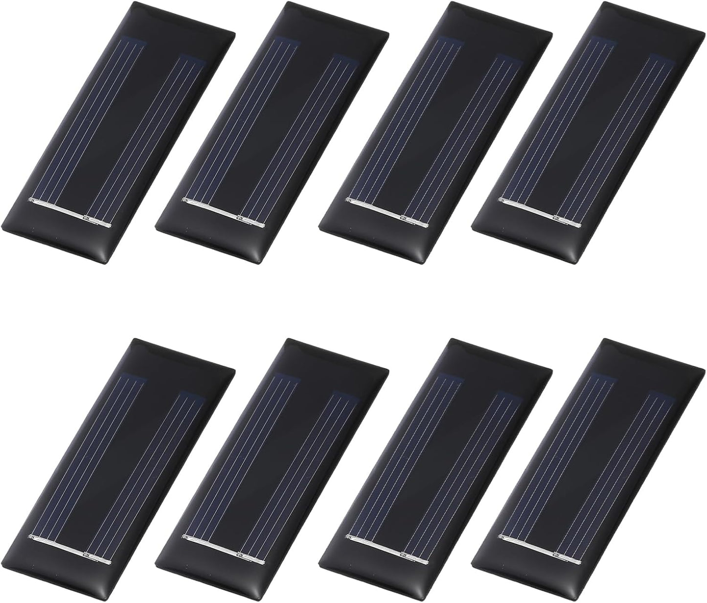 MECCANIXITY 8PCS 1.5V 0.09W 0.06A Mini Solar Panels for Solar Power, Small Solar Photovoltaic Cells Charge DIY Electric Toy Materials Solar System Kits, 1.18" x 1.18"