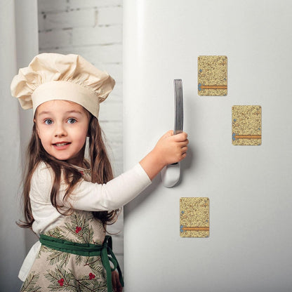 Treasure Maze Prints Soft Magnetic Refrigerator Magnets, Non Slip, Stylish Decoration, Suitable for Storage Cabinets and Message Boards.