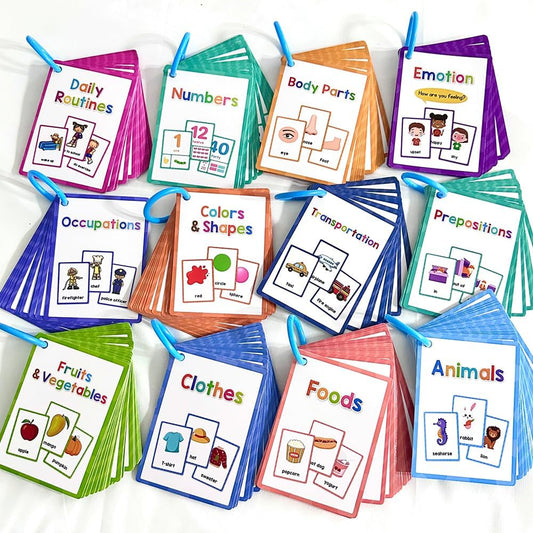 Lachilly Number 1-100 English Flashcards, High Frequency Words, Kindergarten ESL Teaching Materials, Autism Learning Materials, Vocabulary Building, 15 Cards 28 Words