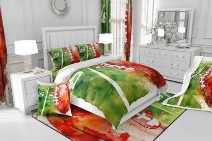 Drum Kit Duvet Cover,Kids Musical Instruments Bedding Set,Rock Music Comforter Cover for Boys Girls Room Decor,Neon Lighting Lightweight Bedspread Cover Twin Size with 1 Pillow Case(No Comforter)