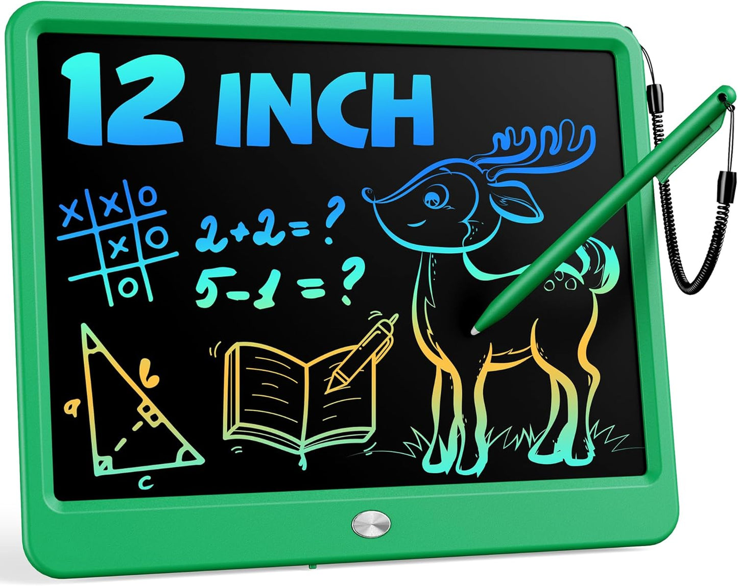 Bravokids Toys for 3-6 Years Old Girls Boys, LCD Writing Tablet 10 Inch Doodle Board, Electronic Drawing Pads, Educational Birthday Gift for 3 4 5 6 7 8 Years Old Kids Toddler (Blue)