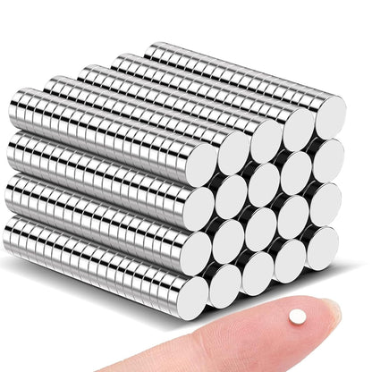320Pcs Small Neodymium Magnets, 6x2mm Small Rare Earth Magnet Mini Magnets for Whiteboard, Office, School, STEM Measurement Kit, 3D Printing,Science Experiments