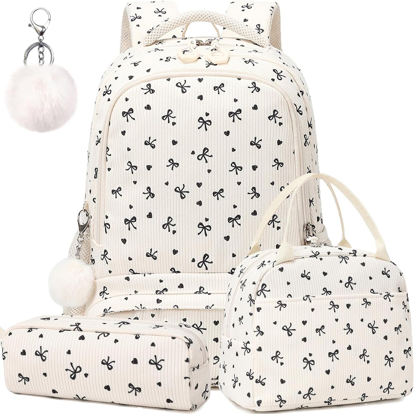Girls Backpack for Elementary Unicorn Backpack Kids Backpack School Bookbag for Girls 3 in 1 Set Back to School