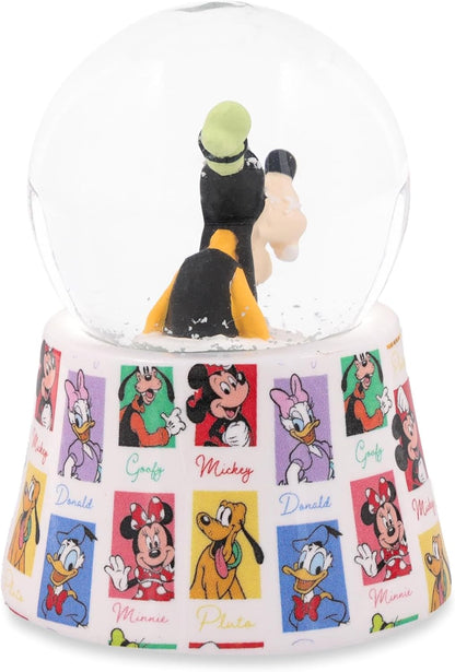 Silver Buffalo Disney Mickey and Friends Mini Light Up Snow Globe│Minnie Mouse│3.8 Inches Tall, 45mm (Small) - Colors A