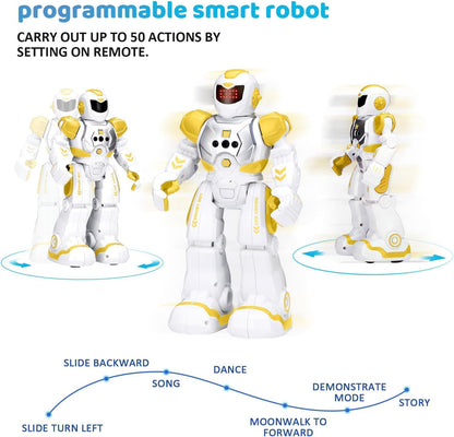 KingsDragon Robots Toy for Kids, RC Gesture Sensing Toy, Interactive Walking Singing Dancing Robot Birthday Presents for Boys Girls Age 6 7 8 9 Years Old