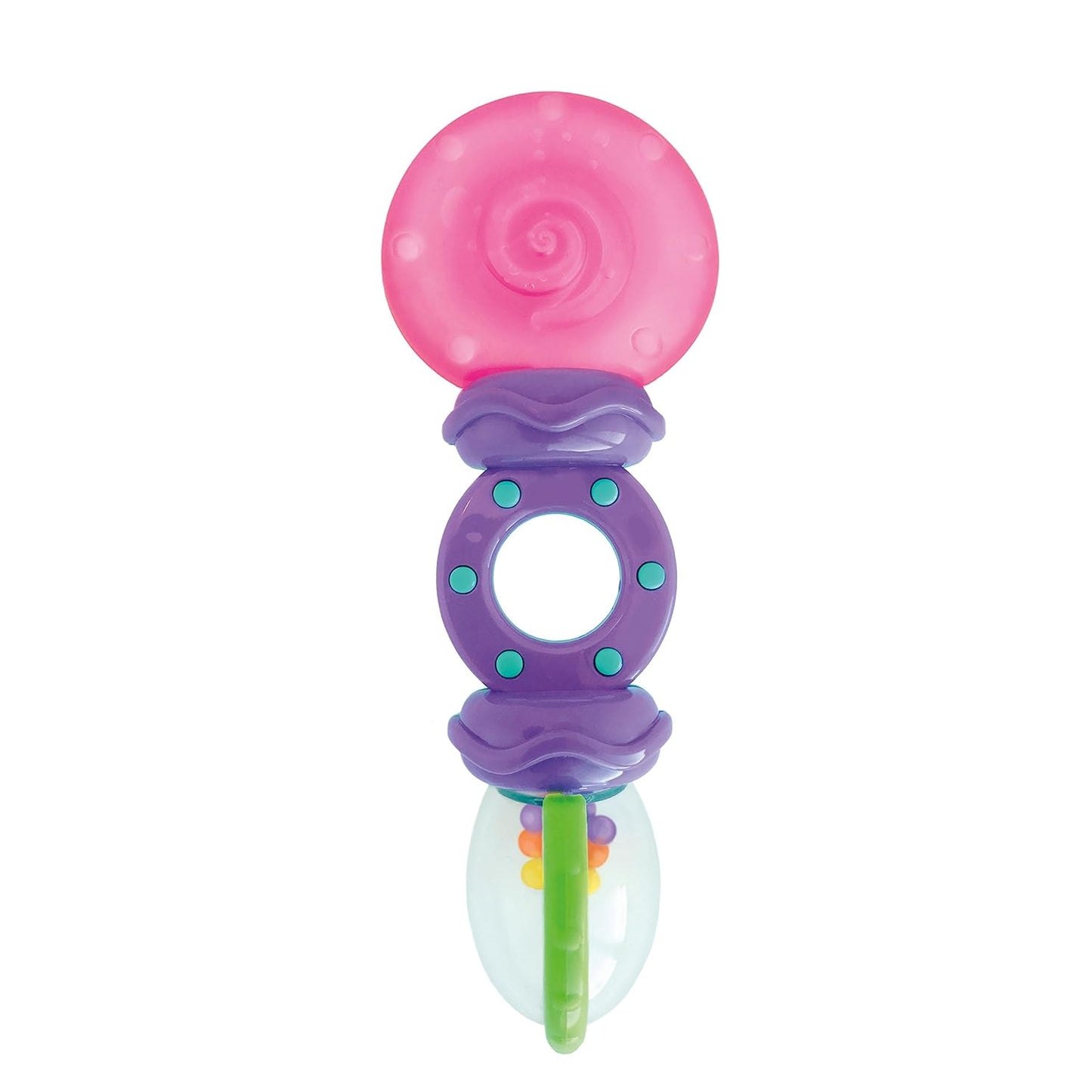 Bright Starts Soothers & Shakers 7pc Gift Set - BPA-Free Baby Rattles, Teethers and Stroller Toys, Unisex, Newborn+