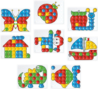 Quercetti Fantacolor Junior Mosaic Pegboard Set