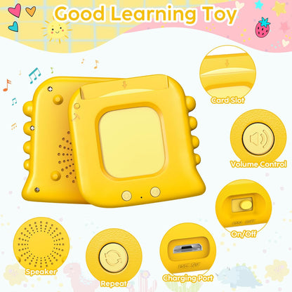 Talking Flash Cards,Kids Toddler Flash Cards with 240 Sight Words,Montessori Toys,Autism Sensory Toys,Speech Therapy,Learning Educational Gifts for Age 1 2 3 4 5 Years Old Boys and Girls