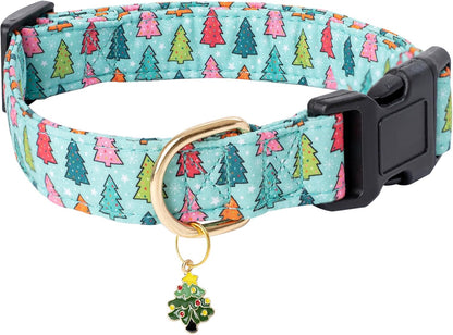 Faygarsle Dog Collar for Small Medium Large Dogs Colorful Puppy Collars for Female Dogs Toy Building Blocks Patterned Pet Collars for Summer Spring Wedding Puppy Girl Dog Collar M