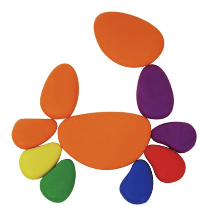 Learning Advantage CTU13208 Rainbow Pebbles (Pack of 36)