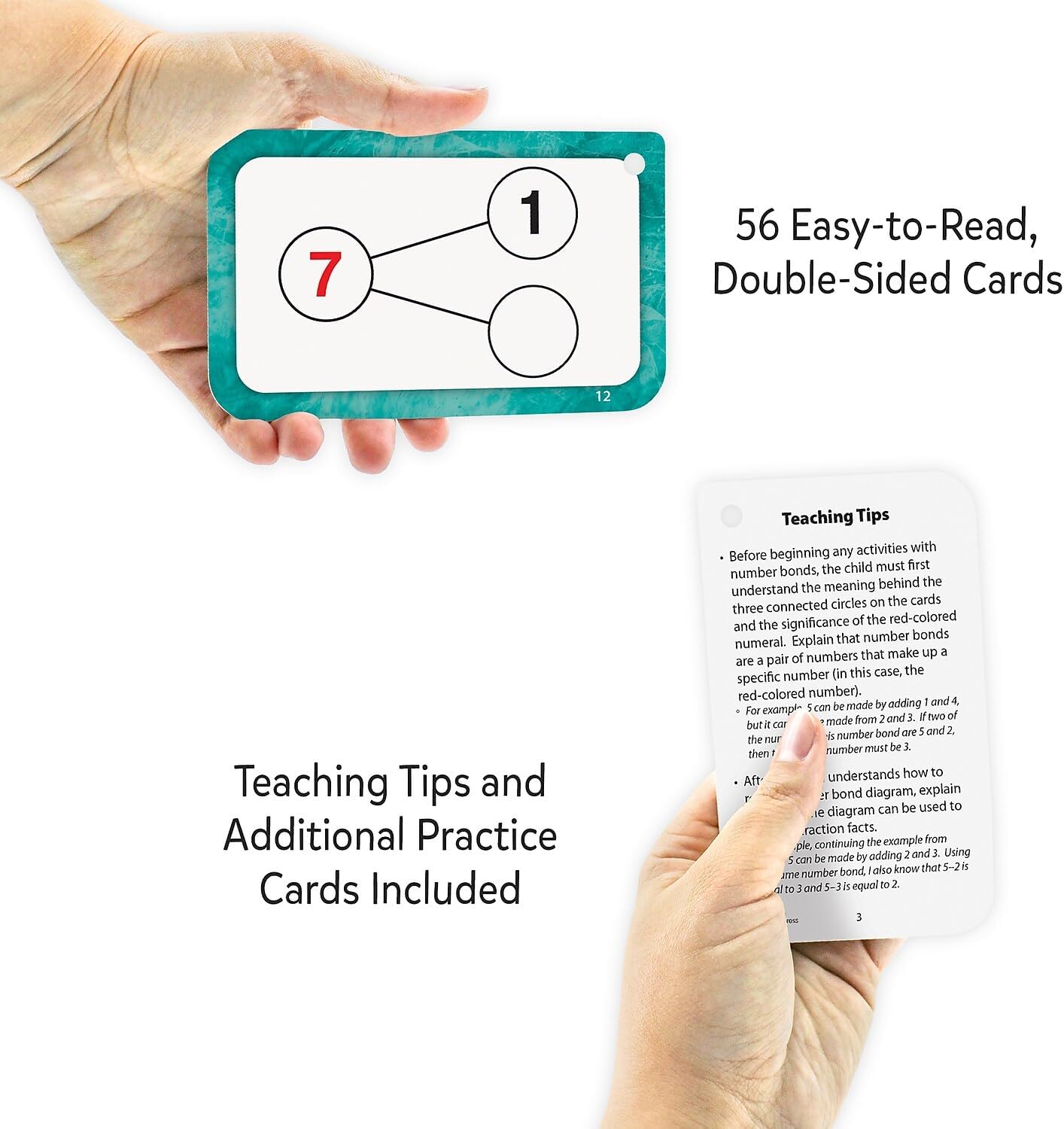 Teacher Created Resources Number Bonds Flash Cards - Addition and Subtraction (EP62054)