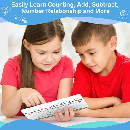 Aizweb 12 Pack Dry Erase Board Card,9" x 12" Small Whiteboard Number Line 120 Numbers Chart Ten Frame,Math Manipulatives Addition Subtraction Game for Student Classroom Must Haves Teacher Supplies