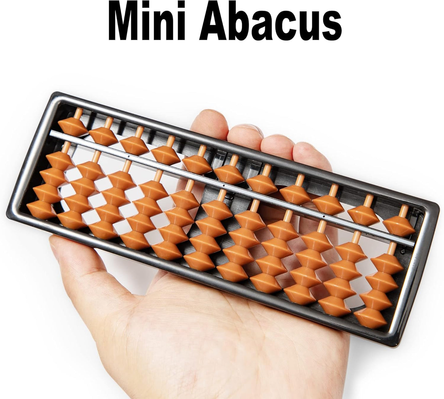 Digital Standard Abacus-17.8 cm-Professional 11-Column Soroban Calculator (Functional and Educational Tool)