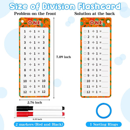 0-12 Multiplication Flash Cards, Large Math Table Flashcards, Multiplication Chart, Educational Times Table Flashcards for Classroom for 1st to 3rd Grades
