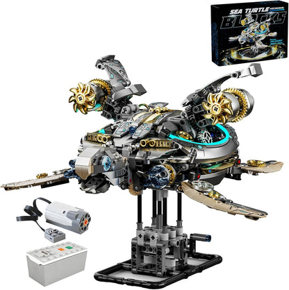 Mechanical Owl Building Blocks Engineering Construction Set for Kids and Adults Detailed Mechanical Model with Gears and Lights for Collectors