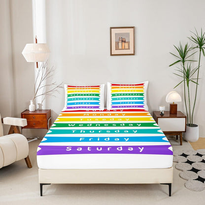 Chemistry Bed Sheets for Kids Teens Girls Boys,Chemical Experiment Fitted Sheet Twin,Science Themed Sheets for Math Lovers,Chemistry Lab Bedding Set,White and Black