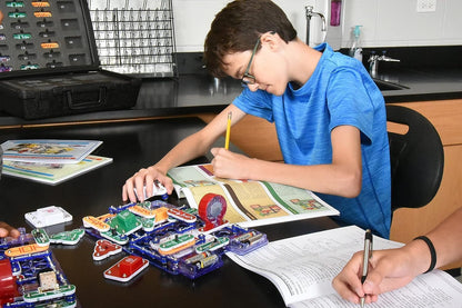 Snap Circuits Classic SC-300 Electronics Exploration Kit | Over 300 Projects | Full Color Manual Parts | STEM Educational Toy for Kids 8+ 2.3 x 13.6 x 19.3 inches