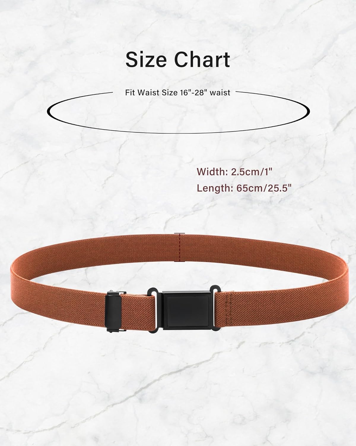 AWAYTR 3 PCS Kids Adjustable Magnetic Belts - Easy to Use Magnetic Buckle Belt for Boys and Girls