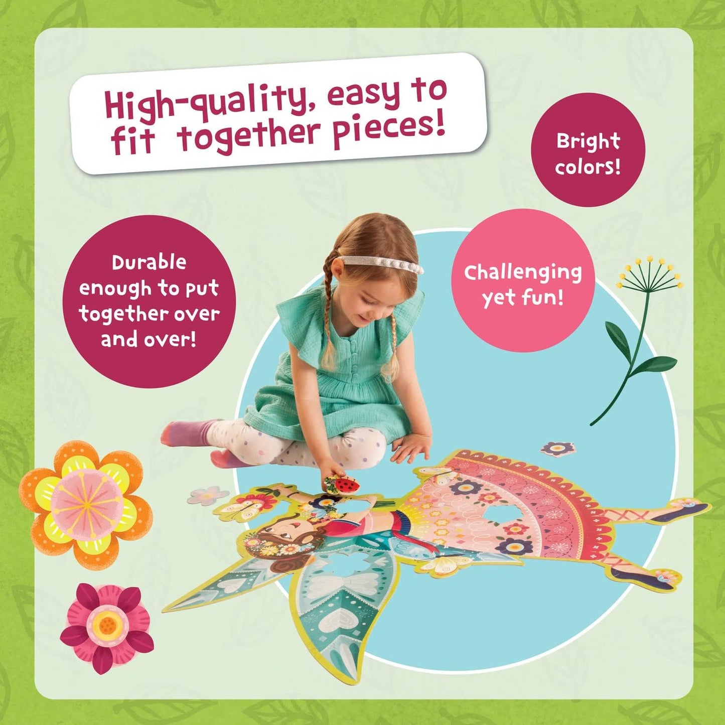 Peaceable Kingdom Hoot Owl Hoot Floor Puzzle – Giant Floor Puzzle for Kids Ages 5 & up – Great for Classrooms