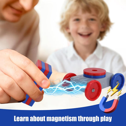 NewFamily Magnetic Science Kit for Kids, 12-in-1 STEM Physics Experiment Kit, Hands-On Magnetism Learning Toy, Ages 6 7 8 9 10 11 12