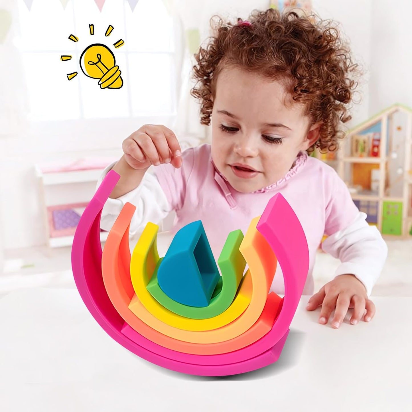 Soft Building Blocks for Toddlers, Large Building Blocks Stacking Blocks for Babies 6 Months and Up Stem Toddler Gifts, Teething Toys, 40 PCS