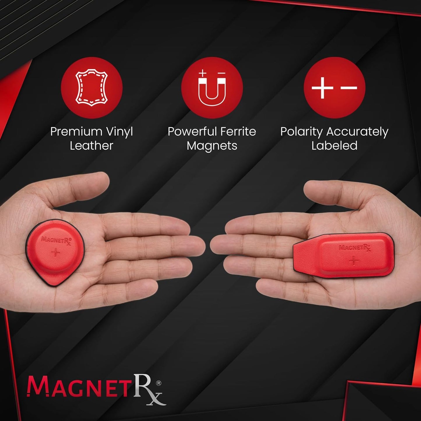 MagnetRX® Biomagnetic Magnets Kit – Imanes para Biomagnetismo Médico – Dr Goiz Magnets for Biomagnetism Bio Magnet Pair – 5200 Gauss Large Round Magnet (6 Units)