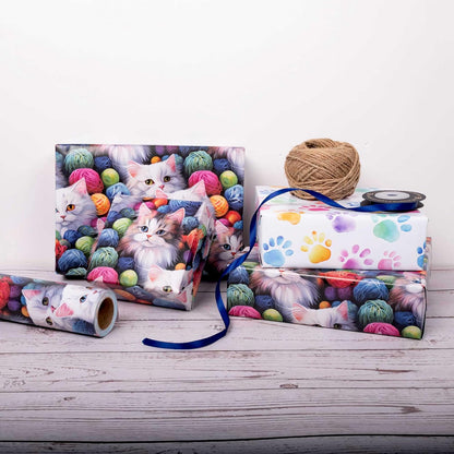 Dtiafu Reversible Building Blocks Wrapping paper Roll for Kids Boys Girls - Boys Birthday Bricks Design Gift Wrap Sheets for Baby Shower Party Craft Supplies(Total 28.5sq.ft)