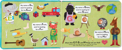 Melissa & Doug Poke-a-Dot! an Alphabet Eye Spy, Interactive Children's Board Book with Buttons to Pop, Educational Sensory Toy for Toddlers & Preschoolers Ages 3+ - FSC Certified