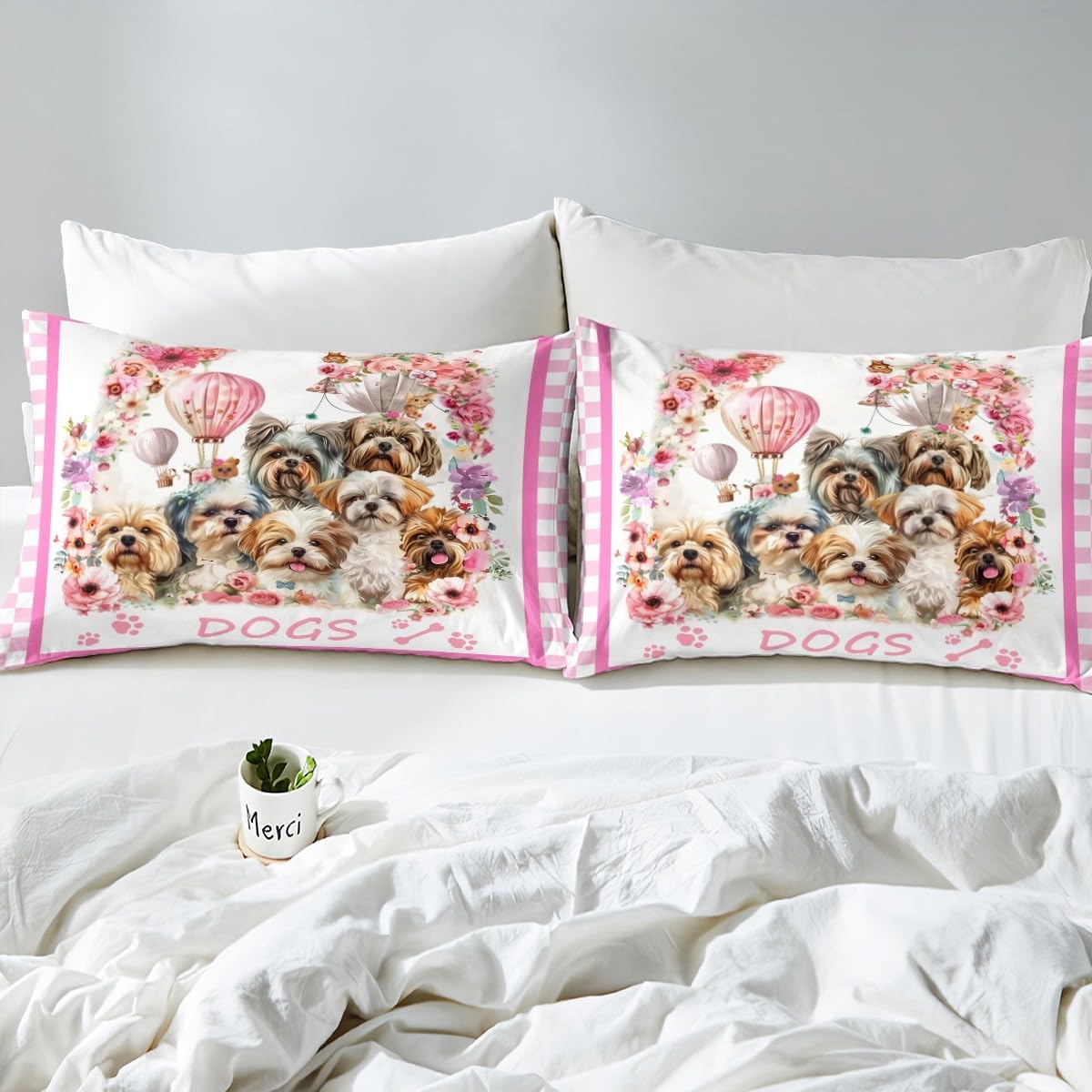 Drum Kit Fitted Sheet,Full Size Rock Music Collections Musical Instruments Theme,Soft Decorative Fabric Bedding Deep Pocket for Children Teens Young Boys Girls,with 2 Pillowcases