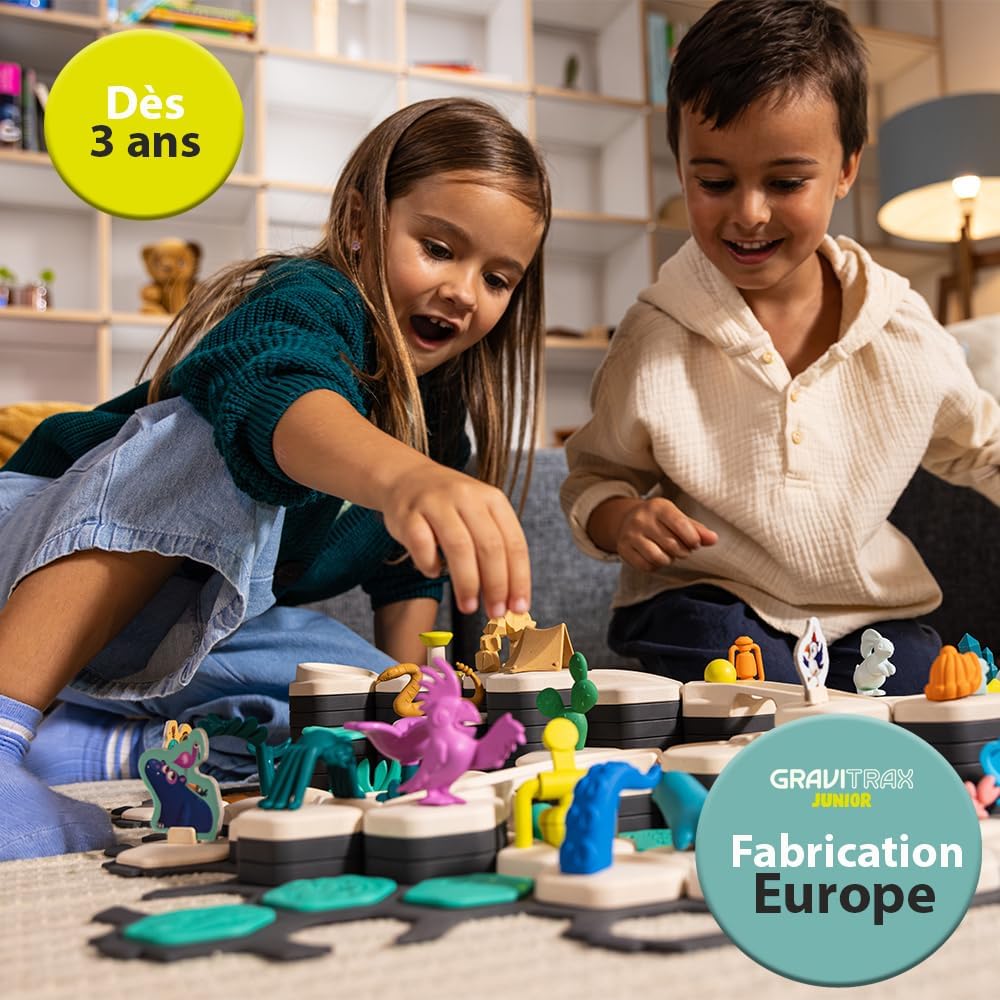 Ravensburger GraviTrax Junior Starter Set L Ice - Marble Run, STEM and Construction Toys for Kids Age 3 Years Up - Kids Gifts