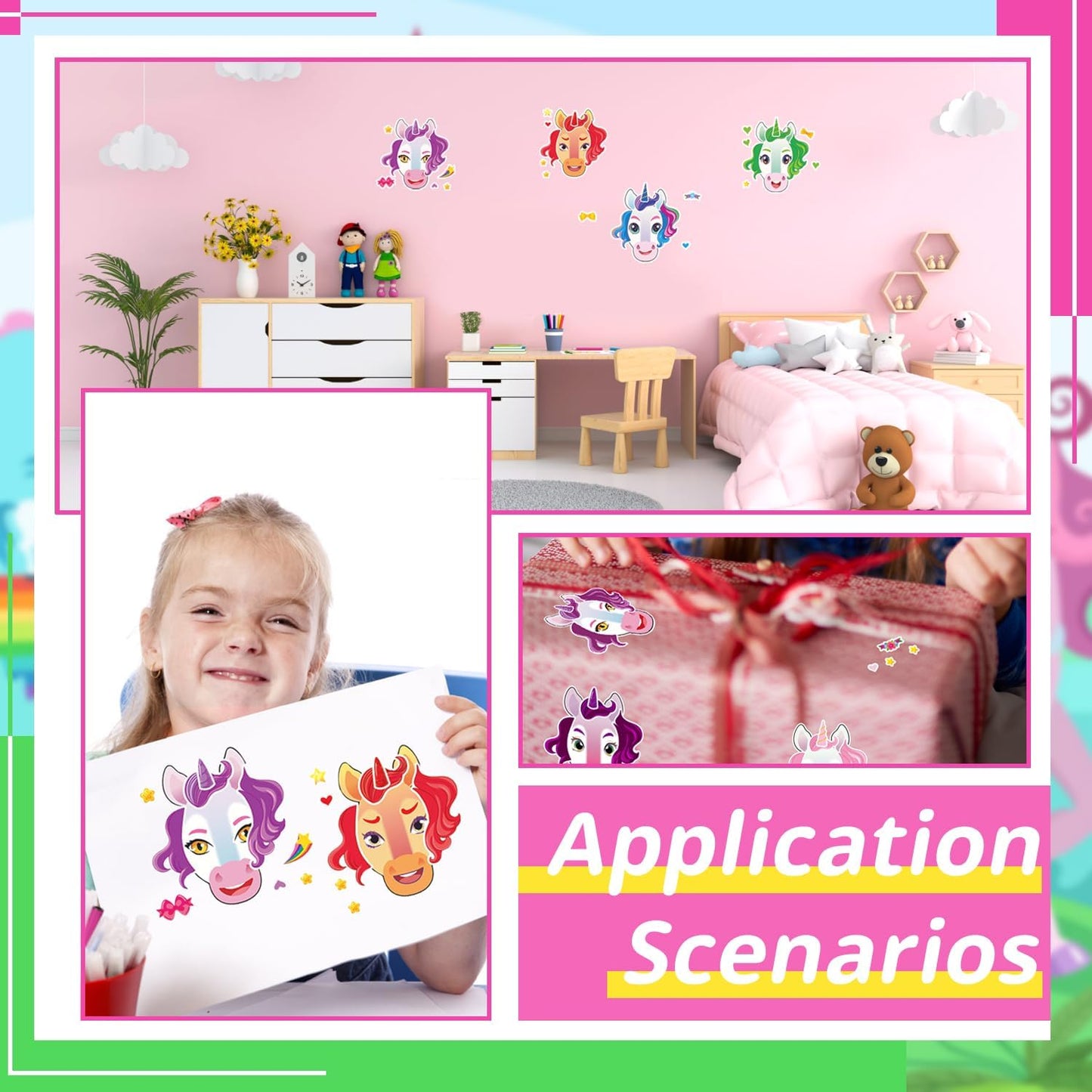 24-Sheet Make Your Own Science Sticker Kit | Microscope, DNA & Scientist Designs - Reusable Educational Decor for Classrooms & Kids Rooms