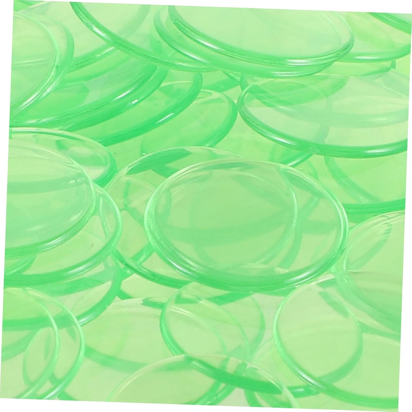 100pcs Plastic Bingo Chips Counting Tokens for Bingo Games and Math Learning Smooth Game Accessories for Family Fun and Parties