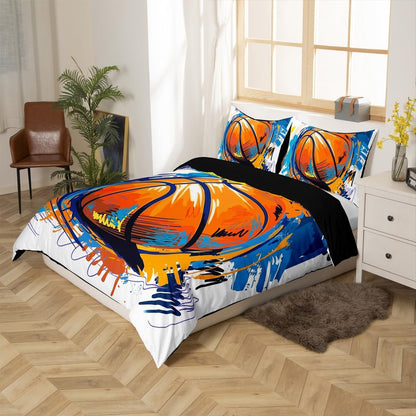 Laboratory Bedding Set Chemistry Lab Duvet Cover For Kids Teen Boys Girls Test Tube Microscope School Graffiti Comforter Cover Chemical Elements Science Theme Bedclothes 2Pcs Twin Size Gray