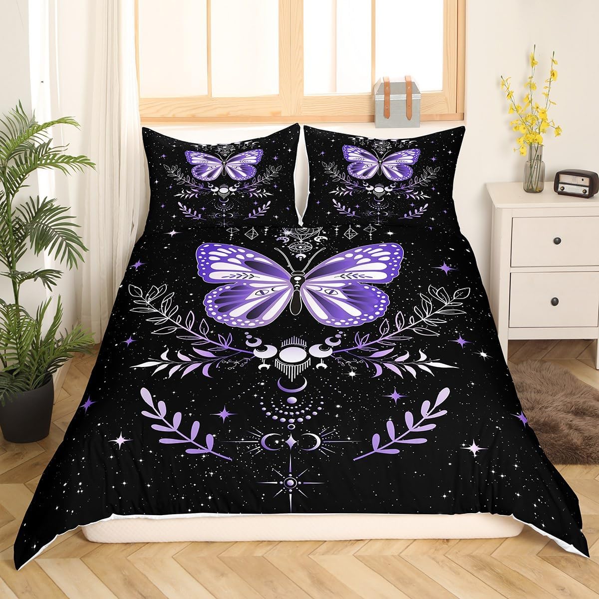 Drum Kit Duvet Cover,Kids Musical Instruments Bedding Set,Rock Music Comforter Cover for Boys Girls Room Decor,Neon Lighting Lightweight Bedspread Cover Twin Size with 1 Pillow Case(No Comforter)
