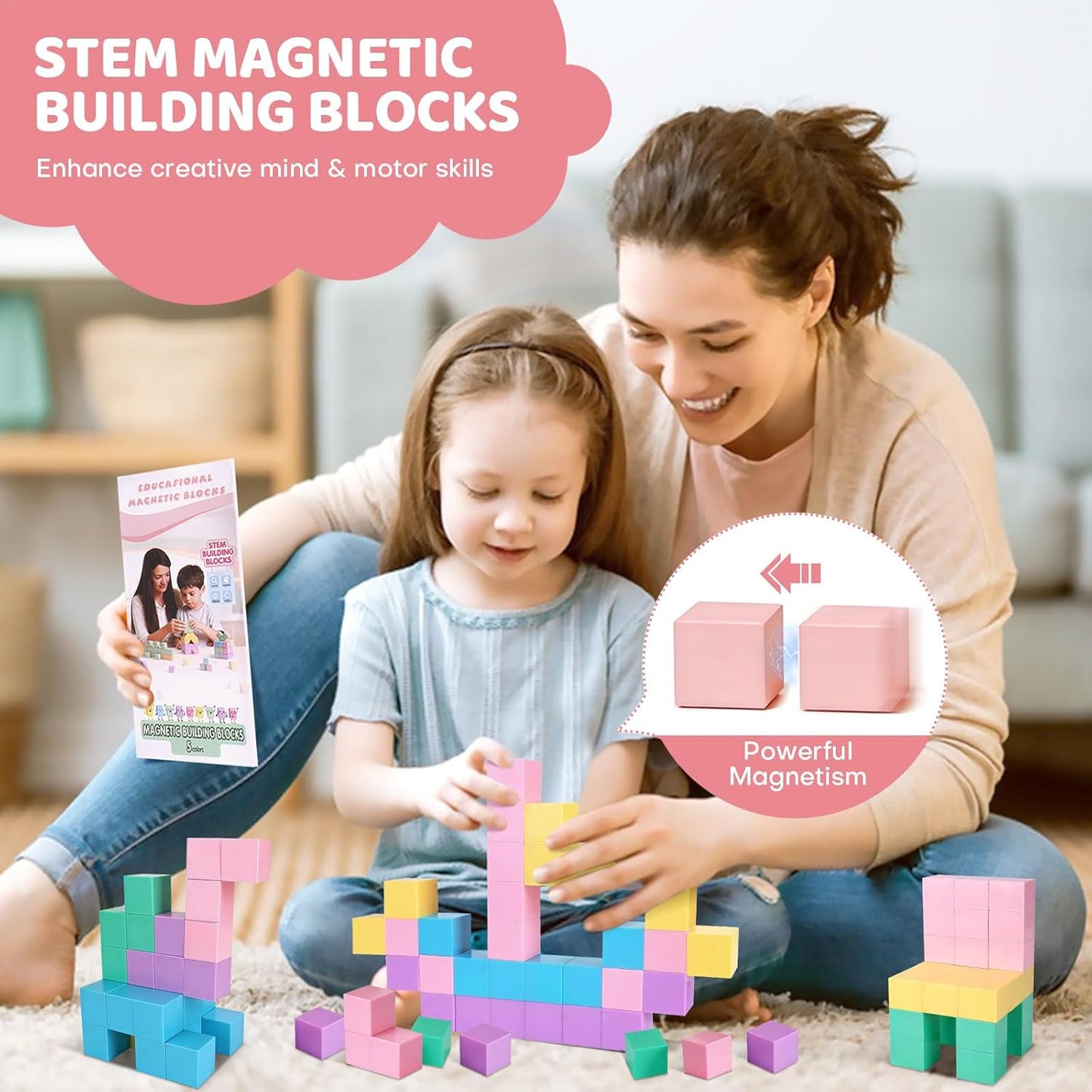 Marble Run for Kids - 133 PCS Construction Building Blocks Toys with Plastic Marbles, Maze Marble Track STEM Educational Toy, Birthday Gifts for Boys and Girls