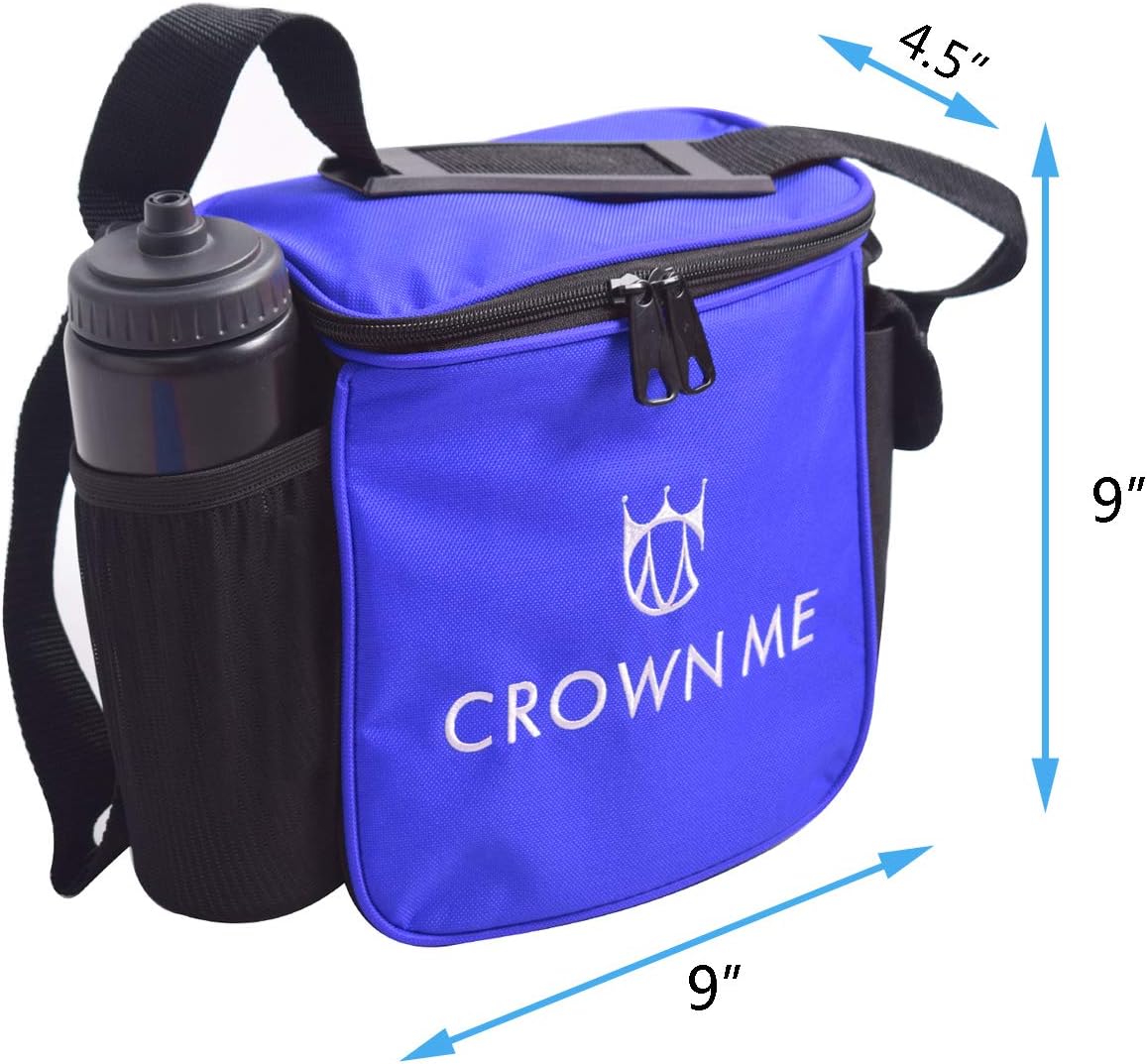 CROWN ME Disc Golf Starter Set,Disc Golf Set with 6 Discs, 1 Marker,1 Towel and Starter Disc Golf Bag Fairway Driver