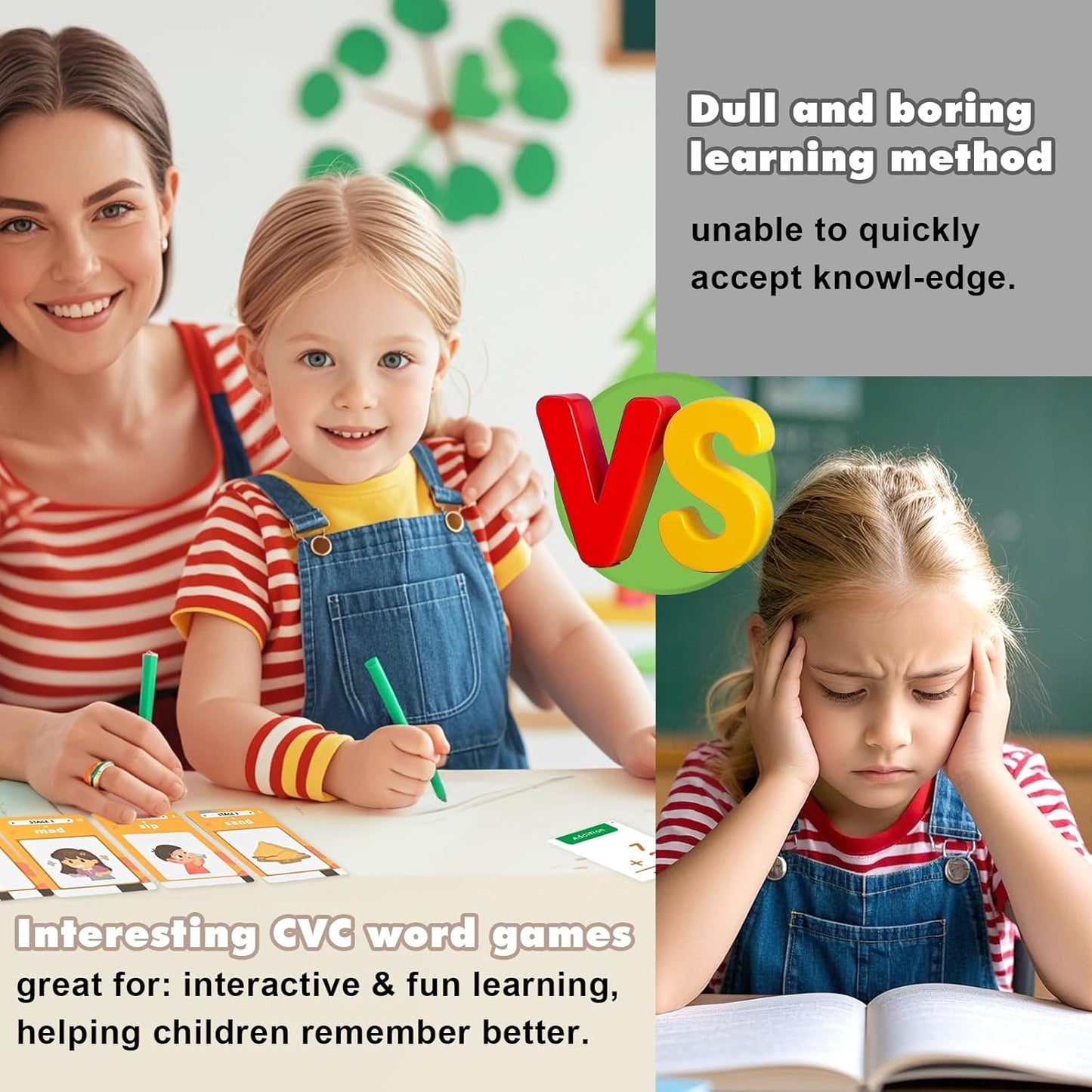 Talking Flash Cards for Toddlers 2-8,Montessori Toys for Autism,107 Sight Words,Alphabet CVC Learning Toy,Speak and Spell Phonics Games for Kindergarten,Educational Birthday Gift for Kids