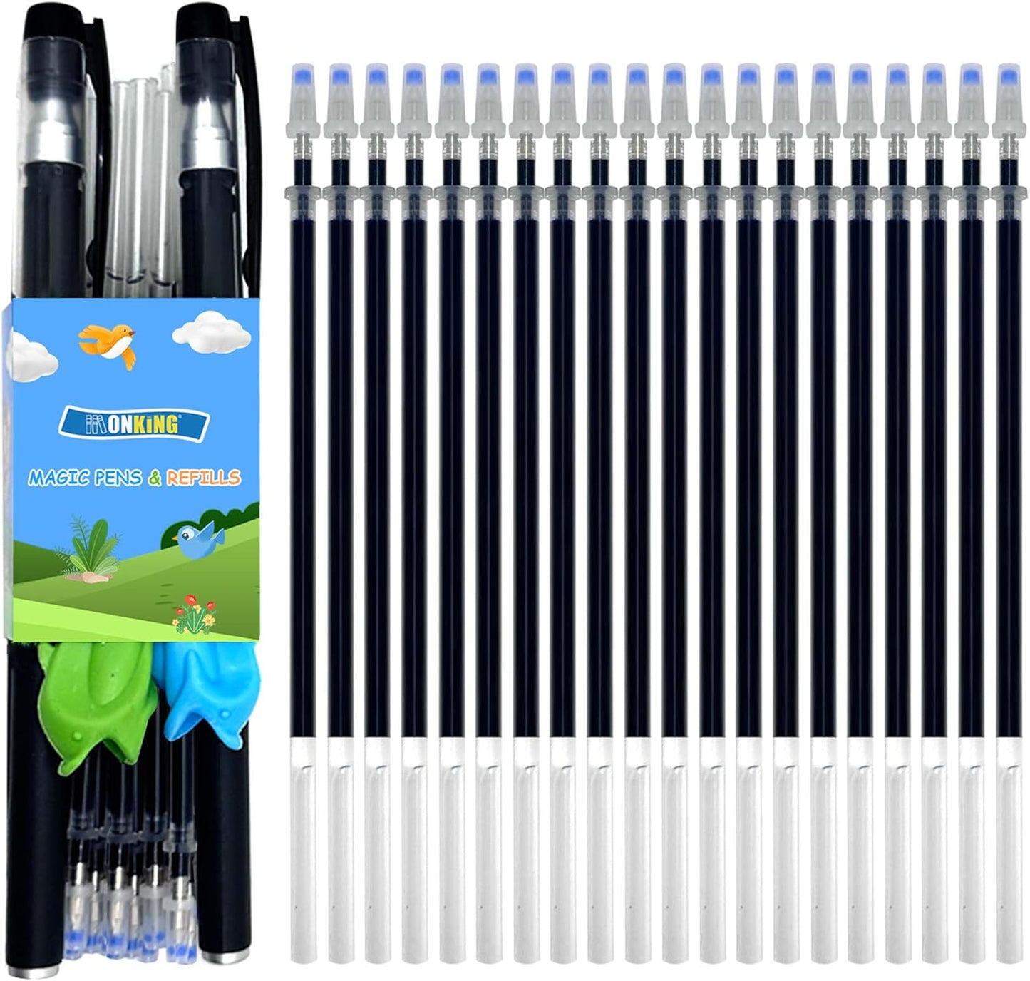 Large Magic Practice Copybook for Kids,Handwriting Grooved Practice Book 6 Pack with Pen Refill English Cursive Calligraphy Reusable Age 3-8（A4 Size）