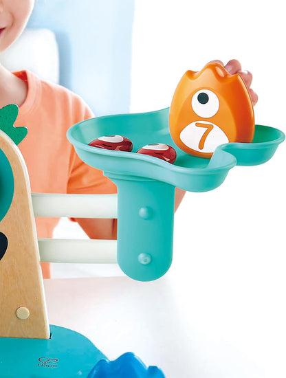 Hape Math Monster Scale Toy| 22 PCs Cute Counting Math Toy| STEM Educational Learning Counting Math Games for Preschool