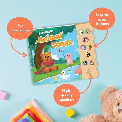 Children's Songs, Press and Play Song Book Nursery Rhymes, Button and Sound Module, Classic Nursery Rhymes and Children's Music