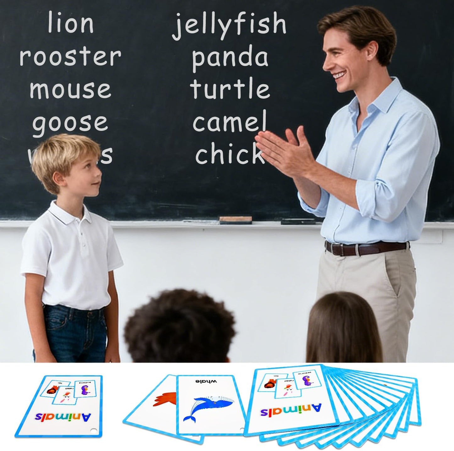 Learning Flashcards Number, 28 Different Number Educational Cards, Social Learning Card for Kids