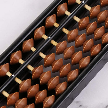 Portable Chinese 23 Digits Column Abacus Arithmetic Soroban Calculating Counting, as the picture shows