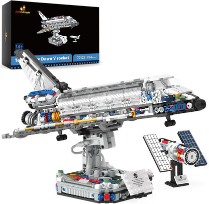 JMBricklayer Space Telescope Building Sets for Adults, Cool Space Planet Building Toys with Lights 70009, Space Exploration Telescope Model Kits for Adult, Ideal Gift for Space Lovers, Kid 14+(995PCS)