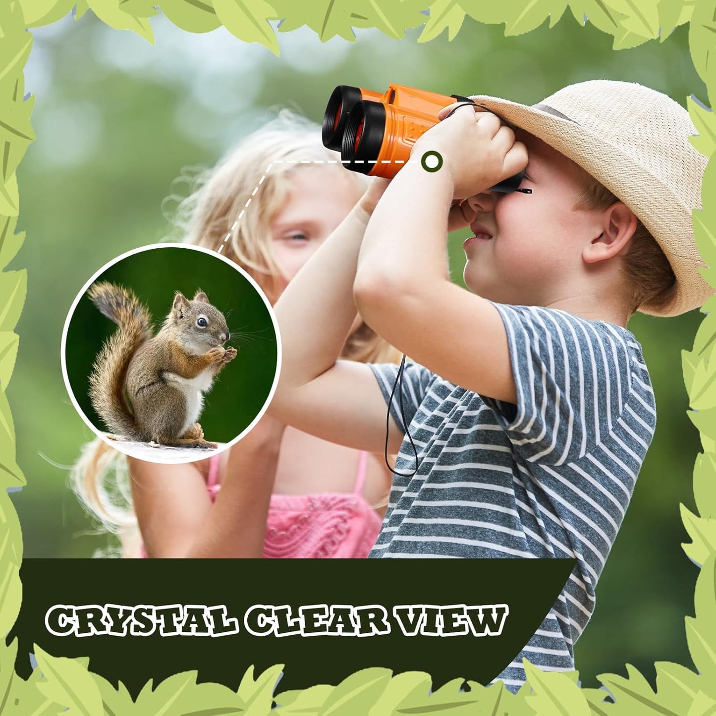 Libima 24 Pcs Binoculars Bulk Educational Compact Binoculars with Neck String Telescope for Learning Bird Watching Camping Hiking Travel Safaris Birthday Gifts(Green)