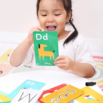 Let’s Write and Wipe Preschool Learning Activities - Letters - 56 Pages of Creative Tasks on Dry-Erase Cards with Marker Promote Early Learning Basics, ABCs and Motor Skills, for kids ages 3-5 years