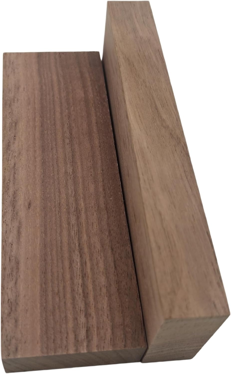 2PCS Unfinished Walnut Wood Blocks for DIY Crafting,Scroll Saw, Woodworking, Wood Carving,Burning,Laser Cutting,Engraving, CNC Cutting, Painting, Fretwork (5.9 x 1.96 x 0.78)