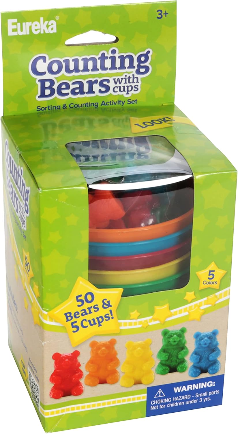 50 Counting Bears with 5 Cups