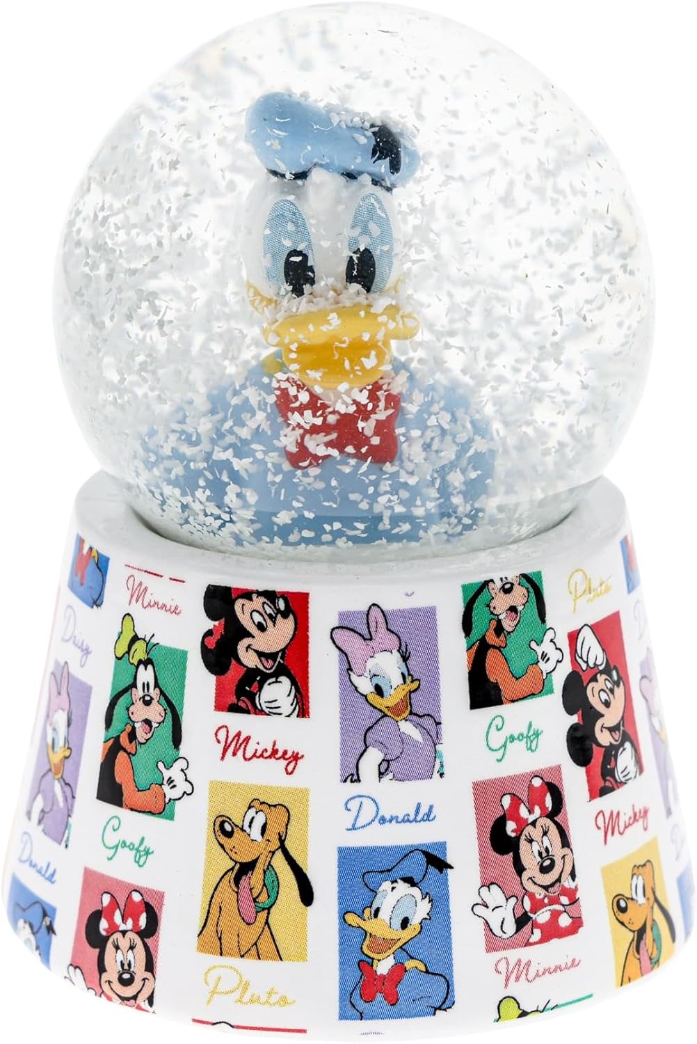 Silver Buffalo Disney Mickey and Friends Mini Light Up Snow Globe│Minnie Mouse│3.8 Inches Tall, 45mm (Small) - Colors A