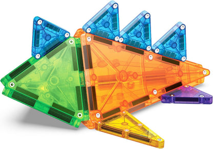 Magna-Tiles Combo 62-Piece Magnetic Construction Set, The Original Magnetic Building Brand