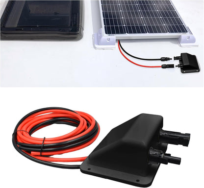 Solar Panel Mounts Bracket Set of 4pcs (White), Drill Free ABS Corner Roof Brackets Mounting Kit, Durable Solar Mount Rack Accessories for RVs, Trailers, Boats, Yachts, Vans, Carports
